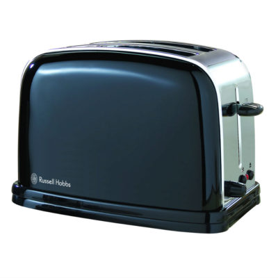Russell Hobbs 2-Slice Colours Toaster – Black Russell Hobbs 2-Slice Colours Toaster – Black